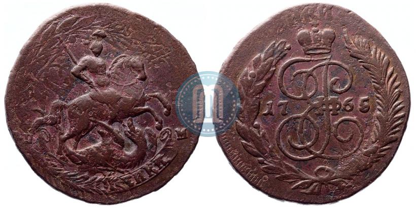 Picture 2 kopecks 1765 year СПМ 