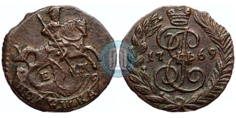 Фото Полушка 1769 года ЕМ 