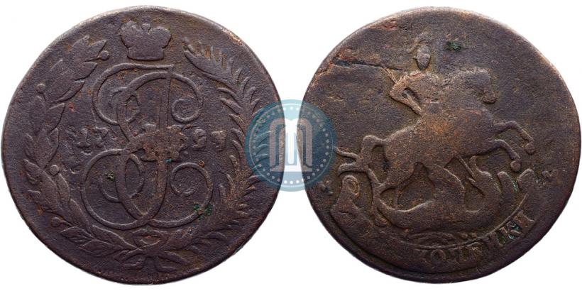 Picture 2 kopecks 1795 year ММ 
