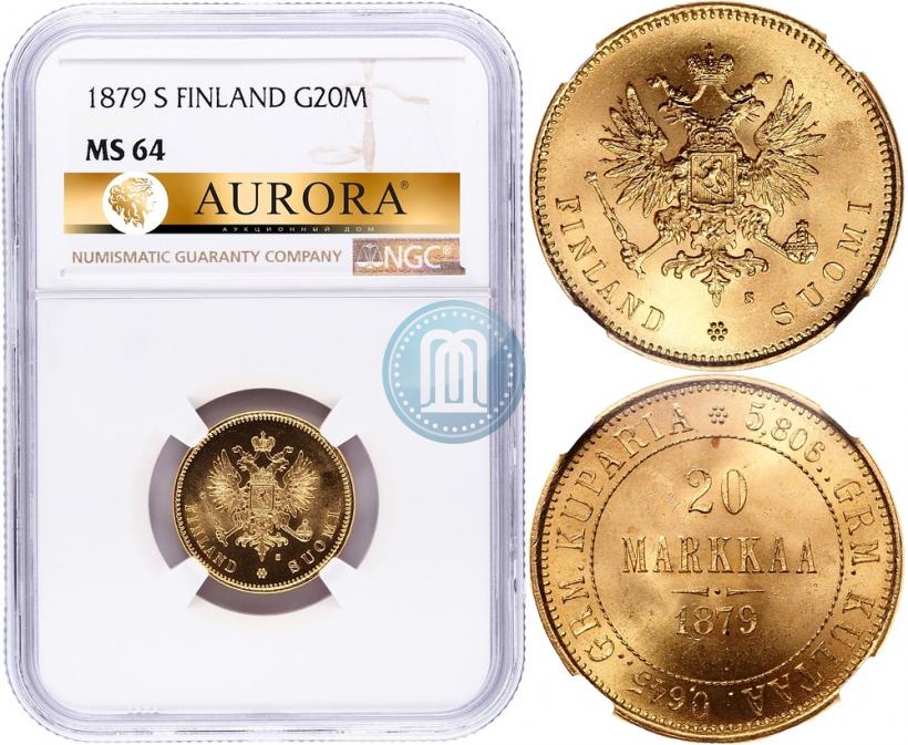 Picture 20 markkaa 1879 year S 