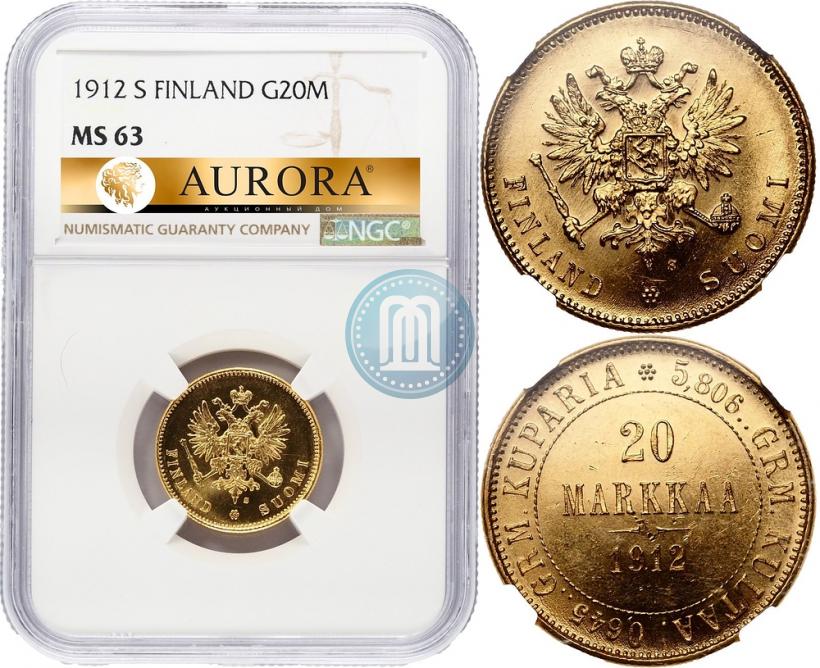 Picture 20 markkaa 1912 year S 