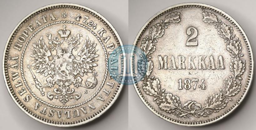 Фото 2 марки 1874 года S 