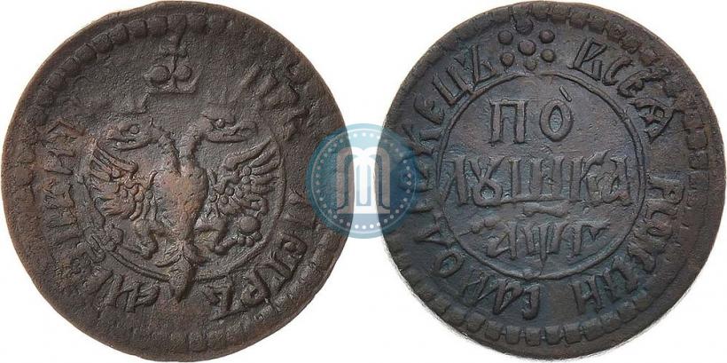 Фото Полушка 1703 года  