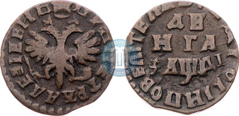 Фото Денга 1714 года  