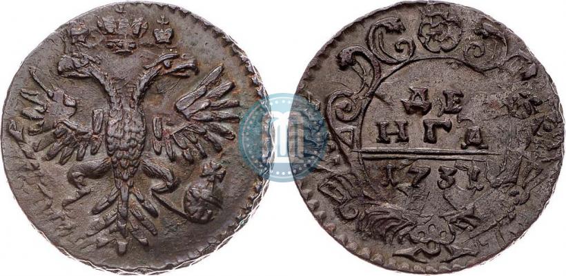 Фото Денга 1731 года  