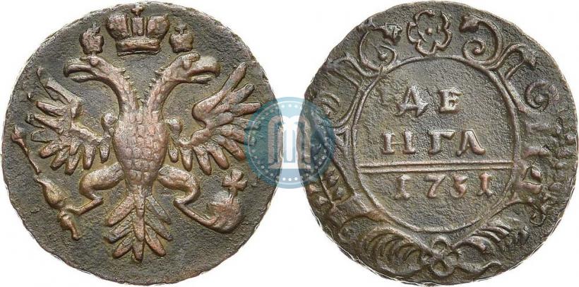 Фото Денга 1731 года  