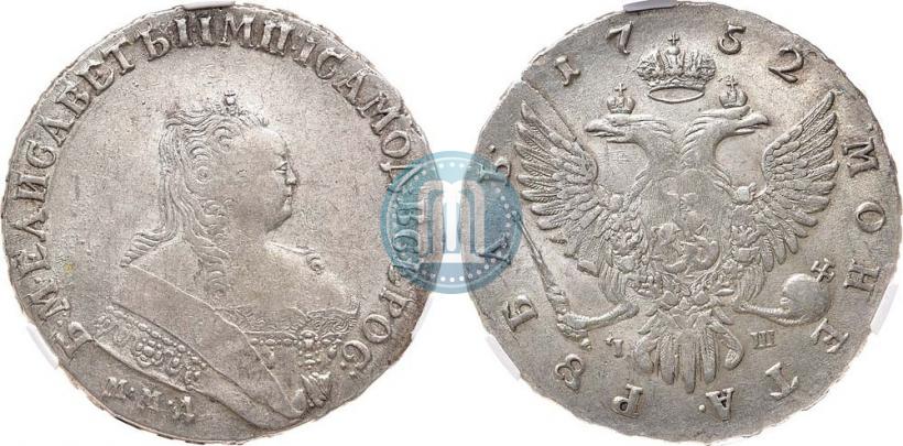 Picture 1 rouble 1752 year ММД-IШ 