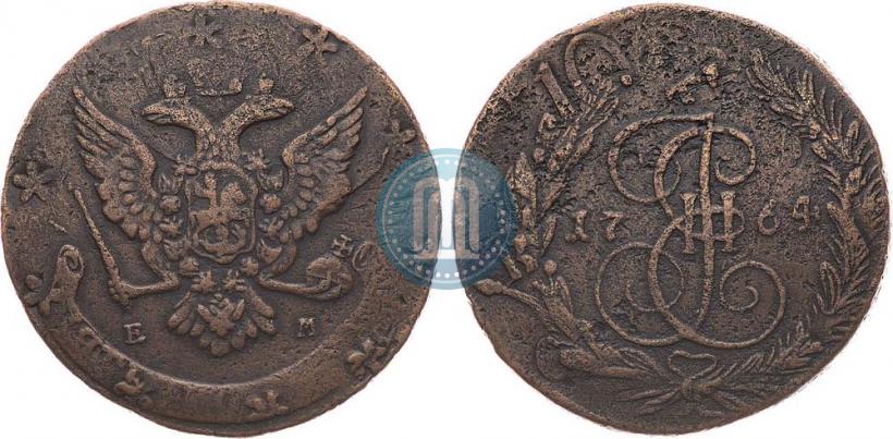 Фото 5 копеек 1764 года ЕМ 