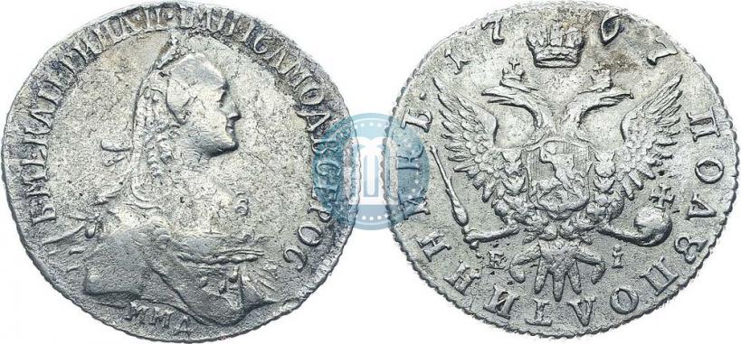 Фото Полуполтинник 1767 года ММД-EI 