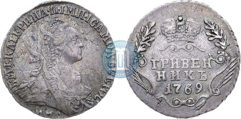 Picture Grivennik 1769 year ММД 