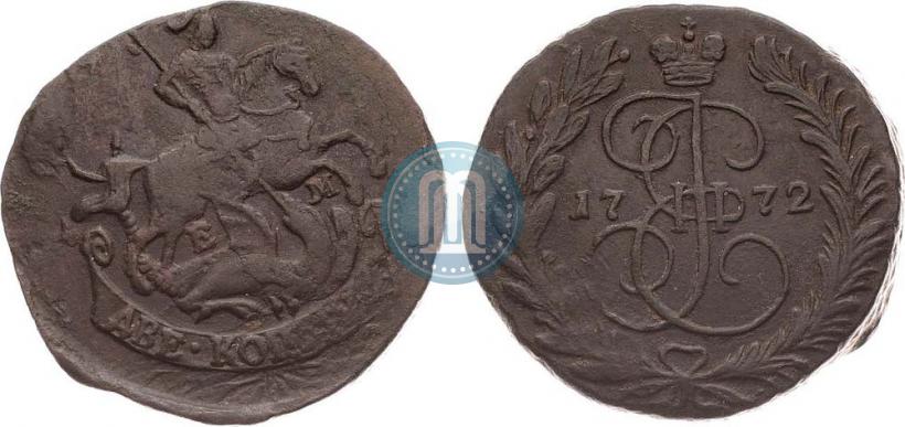 Фото 2 копейки 1772 года ЕМ 