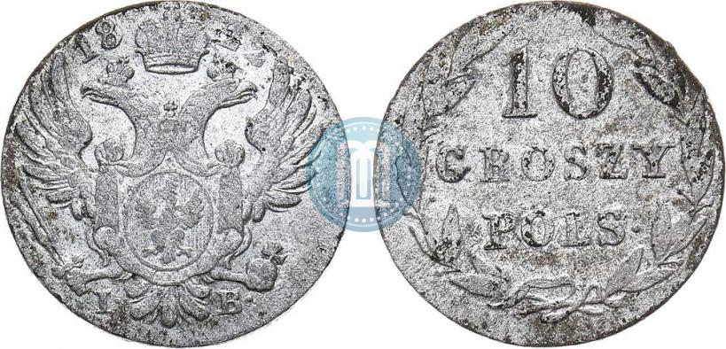 Picture 10 groszy 1822 year IB 