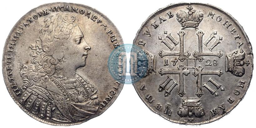 Picture 1 rouble 1728 year  "Type of 1728"