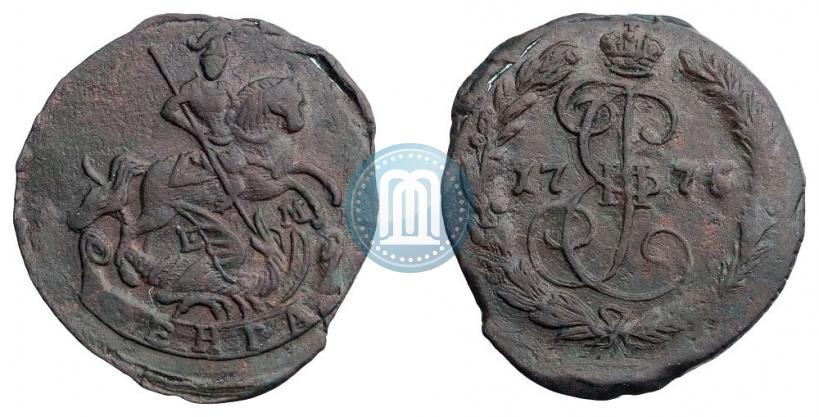 Фото Денга 1775 года ЕМ 