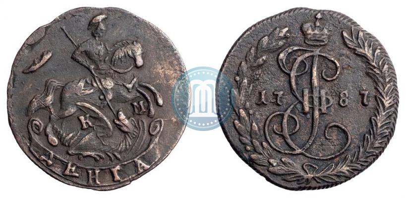 Фото Денга 1787 года КМ 