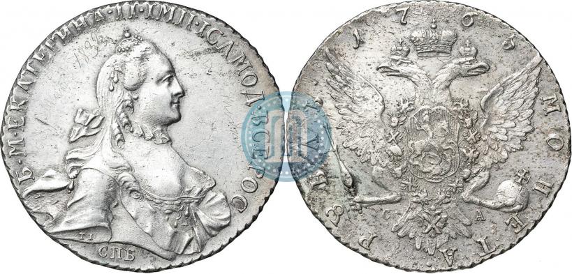 Picture 1 rouble 1765 year СПБ-СА 