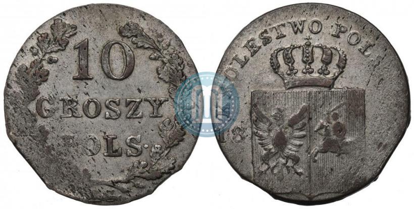 Picture 10 groszy 1831 year KG "Polish uprising"