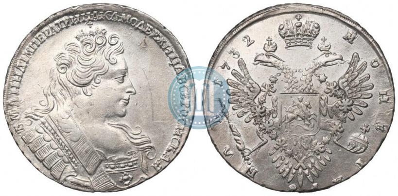 Фото 1 рубль 1732 года  