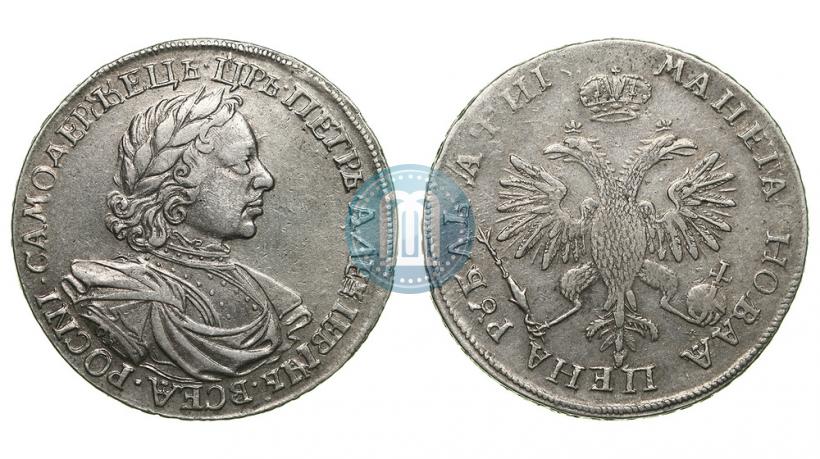 Фото 1 рубль 1718 года OK-L 