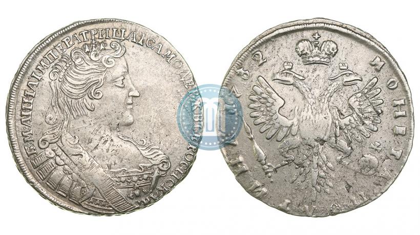 Фото Полтина 1732 года  