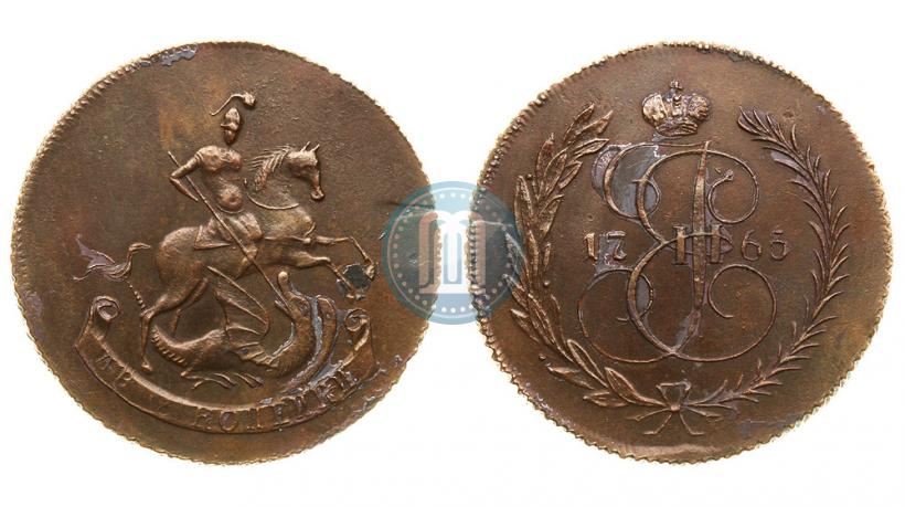 Фото 2 копейки 1765 года  