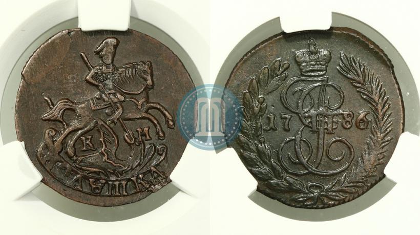 Picture Polushka 1786 year КМ 