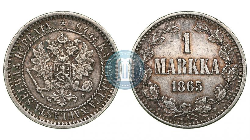 Фото 1 марка 1865 года S 
