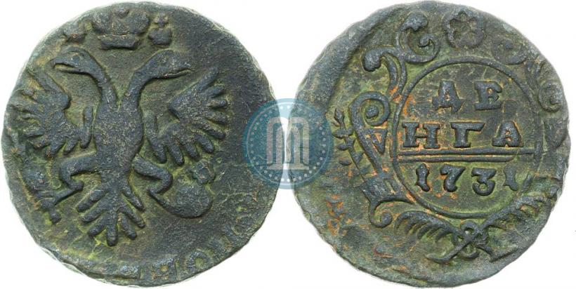 Фото Денга 1731 года  