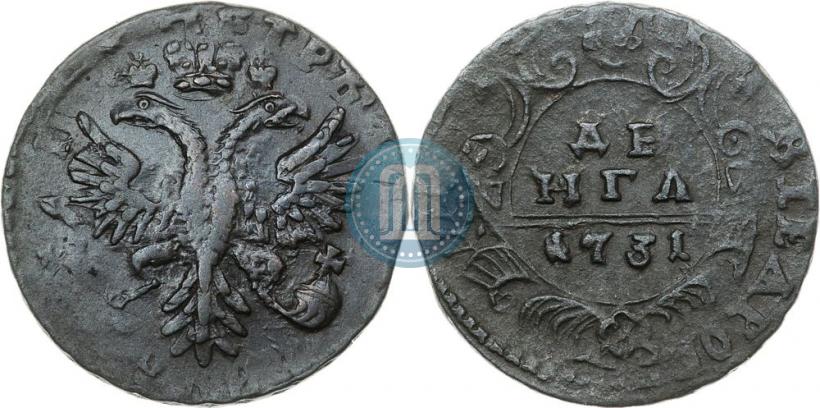 Фото Денга 1731 года  