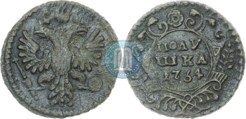 Picture Polushka 1734 year  