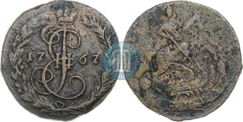 Фото Денга 1767 года ЕМ 