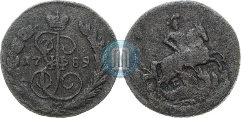 Фото 1 копейка 1789 года ЕМ 