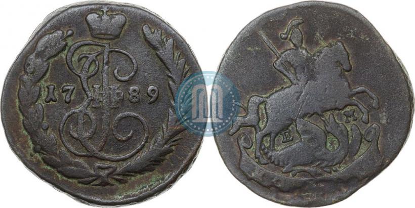 Фото 1 копейка 1789 года ЕМ 