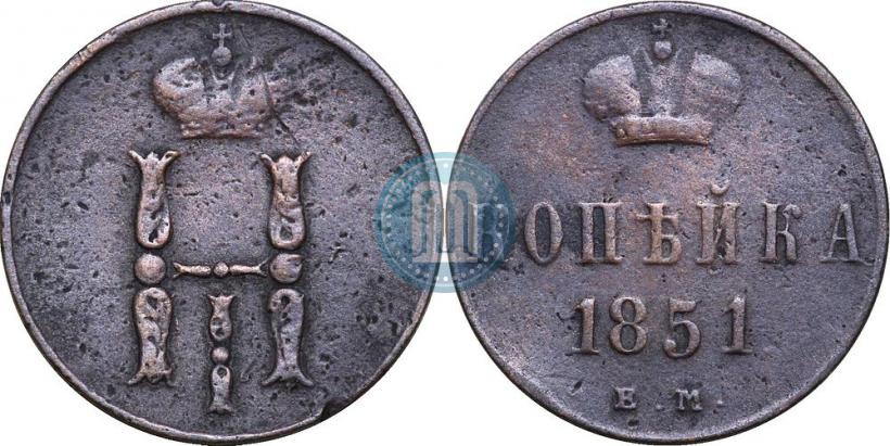 Picture Polushka 1851 year ЕМ 
