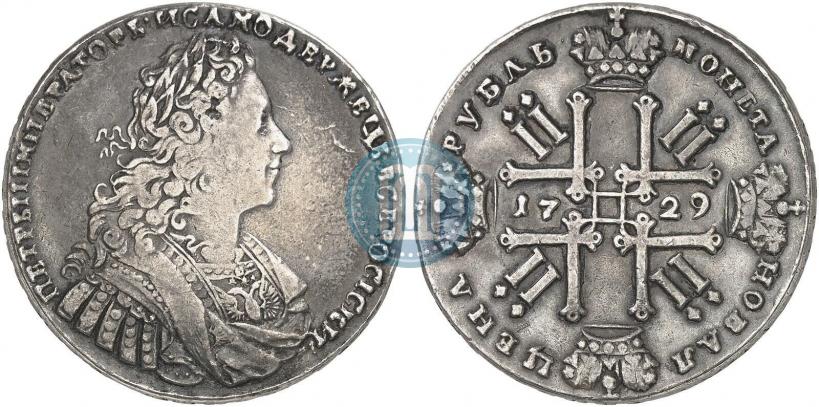Picture 1 rouble 1729 year  "Type of 1728"