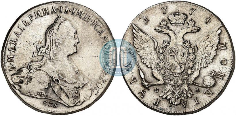 Picture 1 rouble 1774 year СПБ-ФЛ 