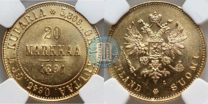 Фото 20 марок 1891 года L 
