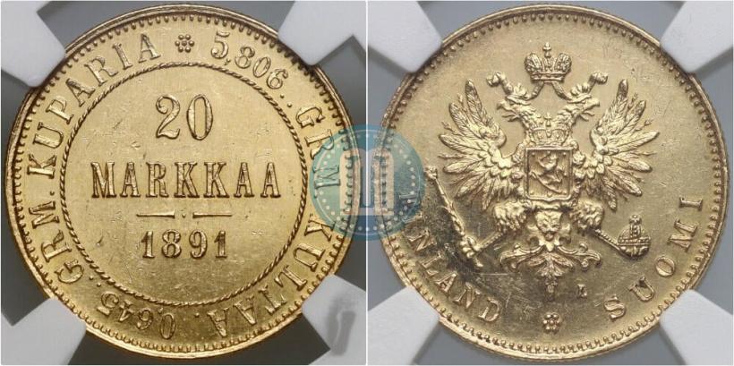Фото 20 марок 1891 года L 