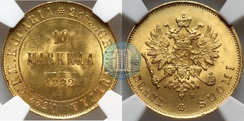 Фото 10 марок 1882 года S 