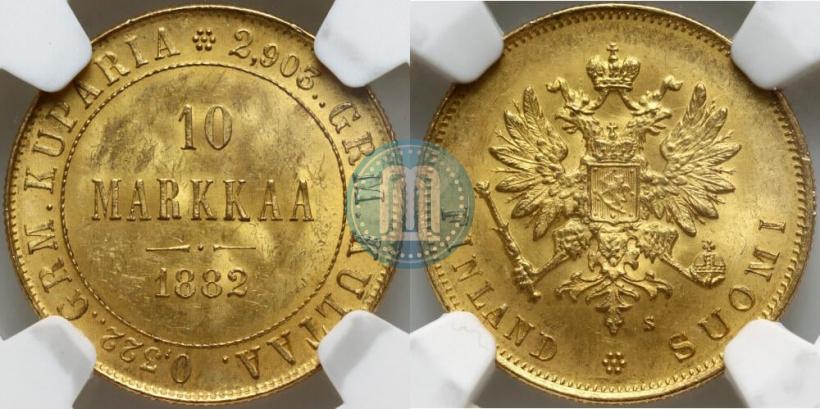 Фото 10 марок 1882 года S 