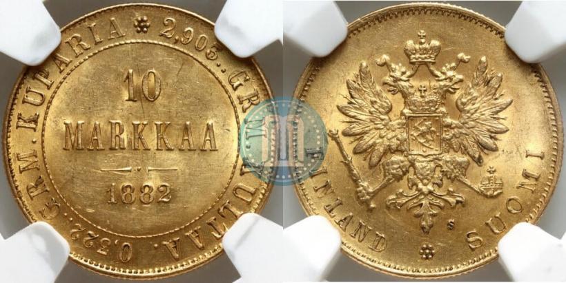 Фото 10 марок 1882 года S 