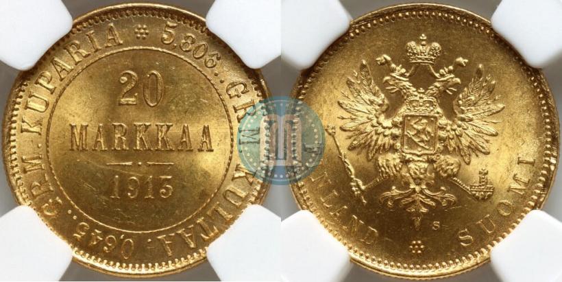 Picture 20 markkaa 1913 year S 