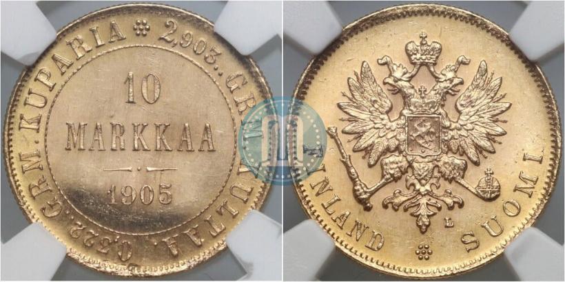 Фото 10 марок 1905 года L 
