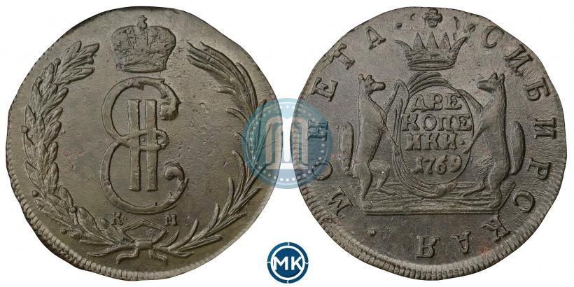 Picture 2 kopecks 1769 year КМ 