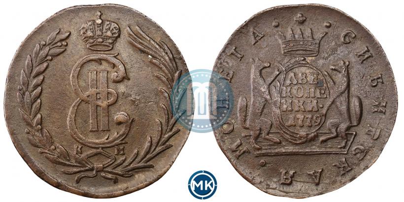 Picture 2 kopecks 1779 year КМ 
