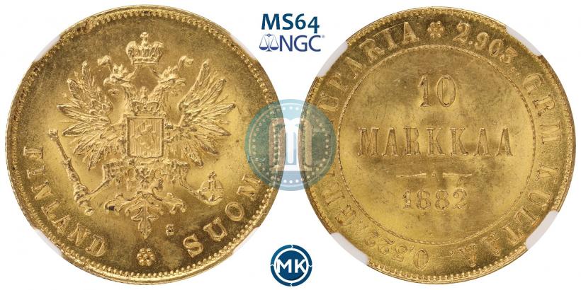 Picture 10 markkaa 1882 year S 