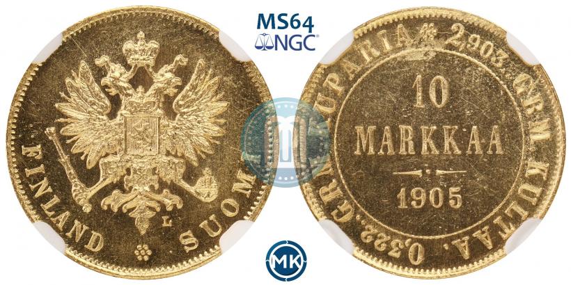 Picture 10 markkaa 1905 year L 