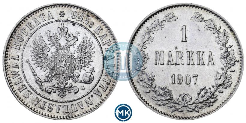 Picture 1 markka 1907 year L 
