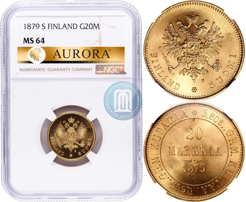 Picture 20 markkaa 1879 year S 