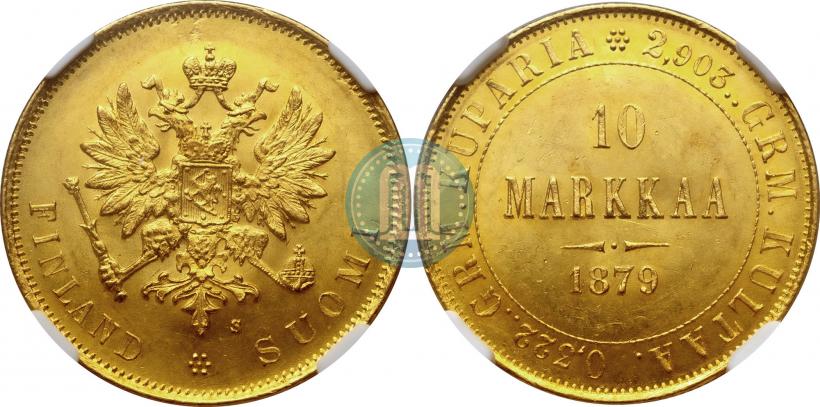 Picture 10 markkaa 1879 year S 